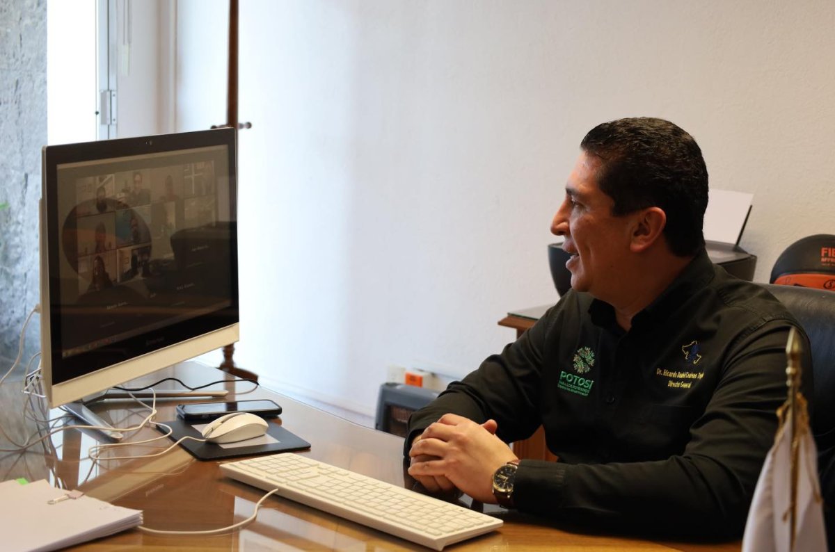Participando en Reunión Virtual.