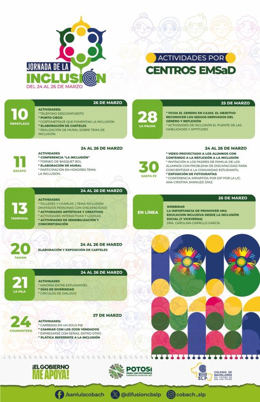 Primera Jornada de la Inclusión #COBACH 2025 del 2...