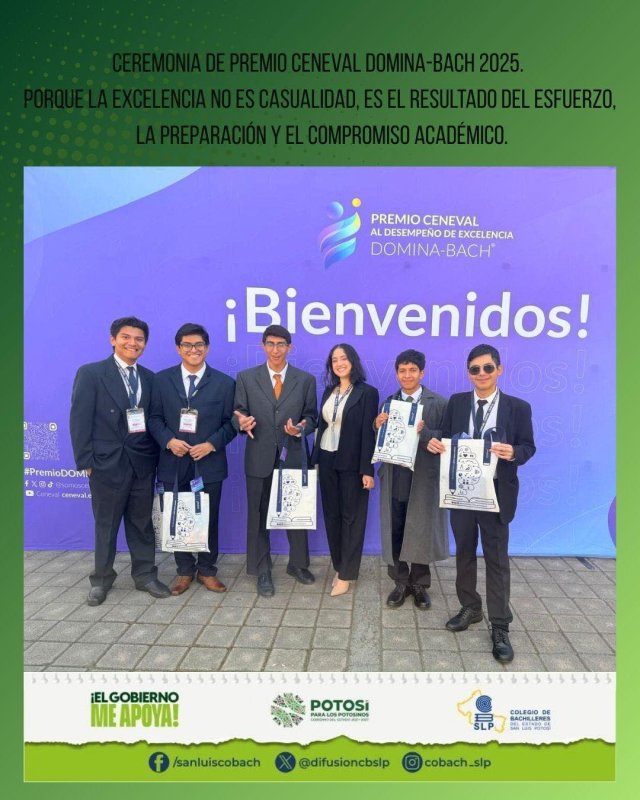 Ceremonia de Premio CENEVAL DOMINA-BACH 2025.